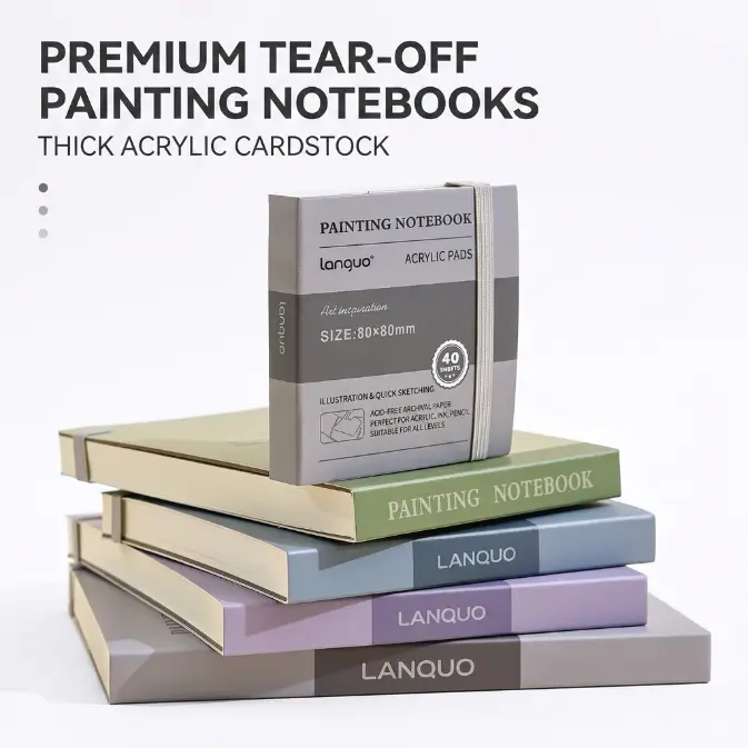 Languo Premium Tearable Sketchbook, Daydream Drawing Pad & Doodling Break Sketch Pad, Easy-Tear Thick Paper Art Book, Stress Relief Art Supplies for Adults Beginners perfect holiday gift a5 notebook stationery usa