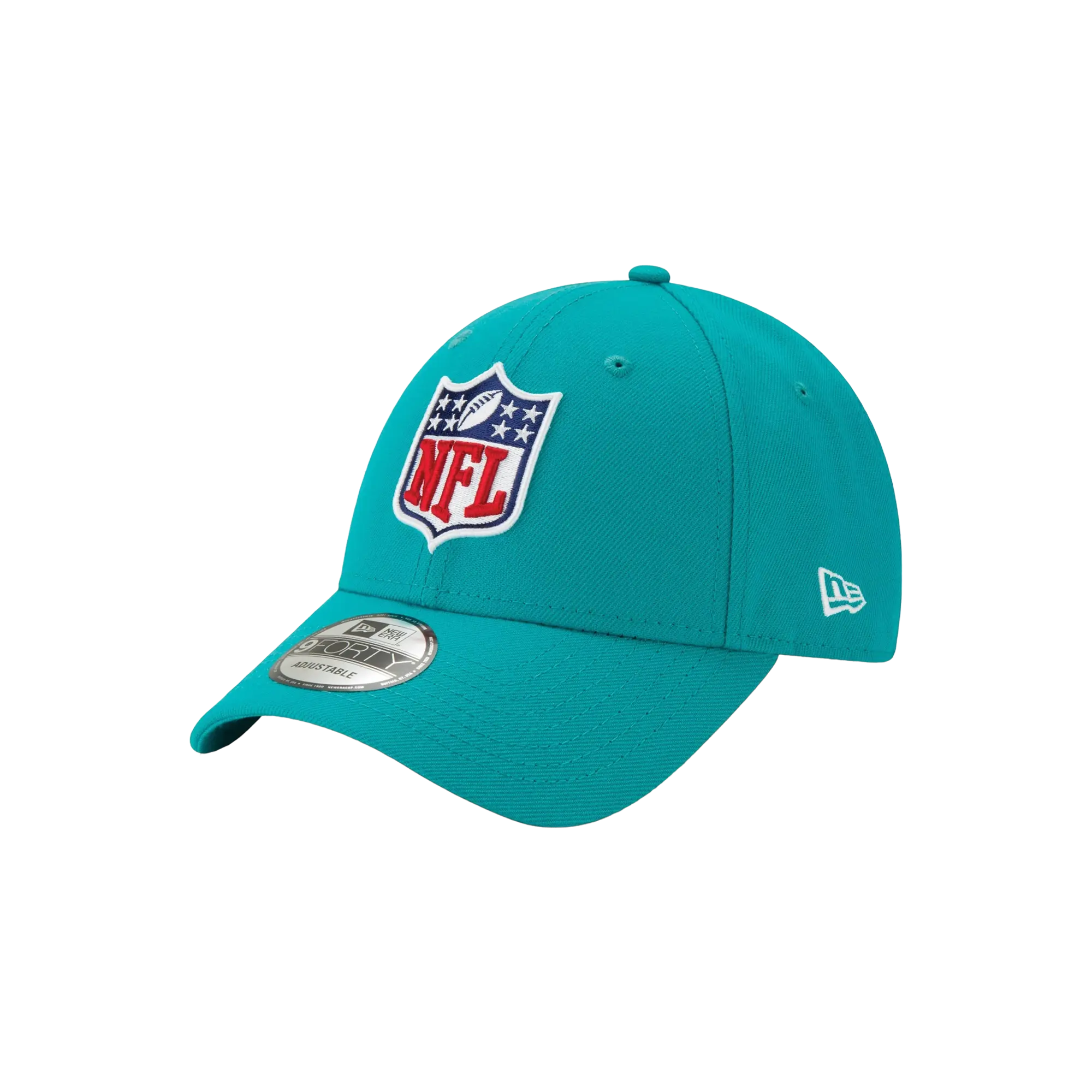 9FORTY Shield Logo Strapback Hat "Teal" NE574