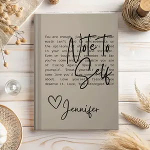 Custom Name Journal, Anxiety Journal Gift, Personalized Positive Affirmations Notebook, Self-Love Journal, Silly Mental Health Gifted