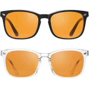 2026 Blue-light Blocking Gaming Glasses--Lightweight Eyeglasses for Men&Women with Orange Lens-Daily Use