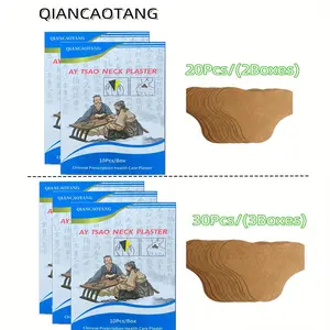 [20-Count Economy Pack][30-Count Plus Pack] | Neck, Shoulder & Back Pain Relief Patches | Adjustable Multi-Purpose Design Daily Herbal Hypoallergenic