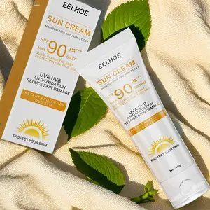 Moisturizing Sun Care Cream SPF UV, Refreshing Non-greasy Lightweight Sunblock Cream Sunscreen for Face & Body, Hydrating Sun Care Product for Summer