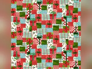 Snowman Christmas | Multi Color Digital Gift Wrap by Sue Zipkin for Clothworks | Y4142-55