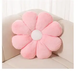 Pink Throw Pillows,Flower Pillow,Pink Decorative Throw Pillows,Light Pink Throw Pillows,Floor Pillows Floor Cushions for Reading and Room Dector(45CM/17.7inch Pink)