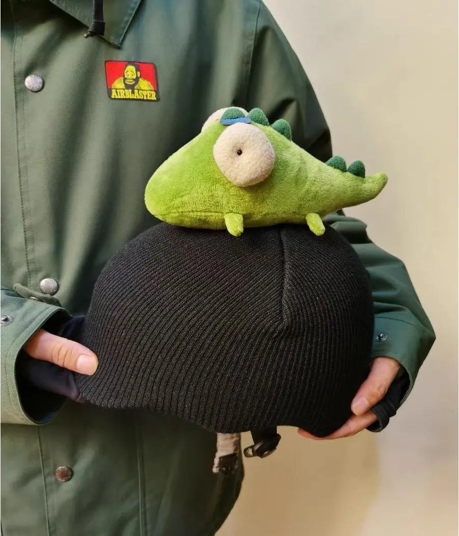 Cute Crocodile Ski Snowboarding Helmet Cover