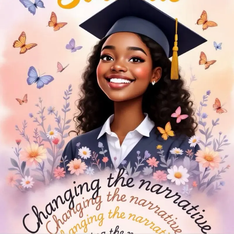 Changing the narrative graduation theme affirmation posters for classroom, home, office & more. Several designs available. Decor Colorful Decoration Artistic Print Photo Wall Ornaments