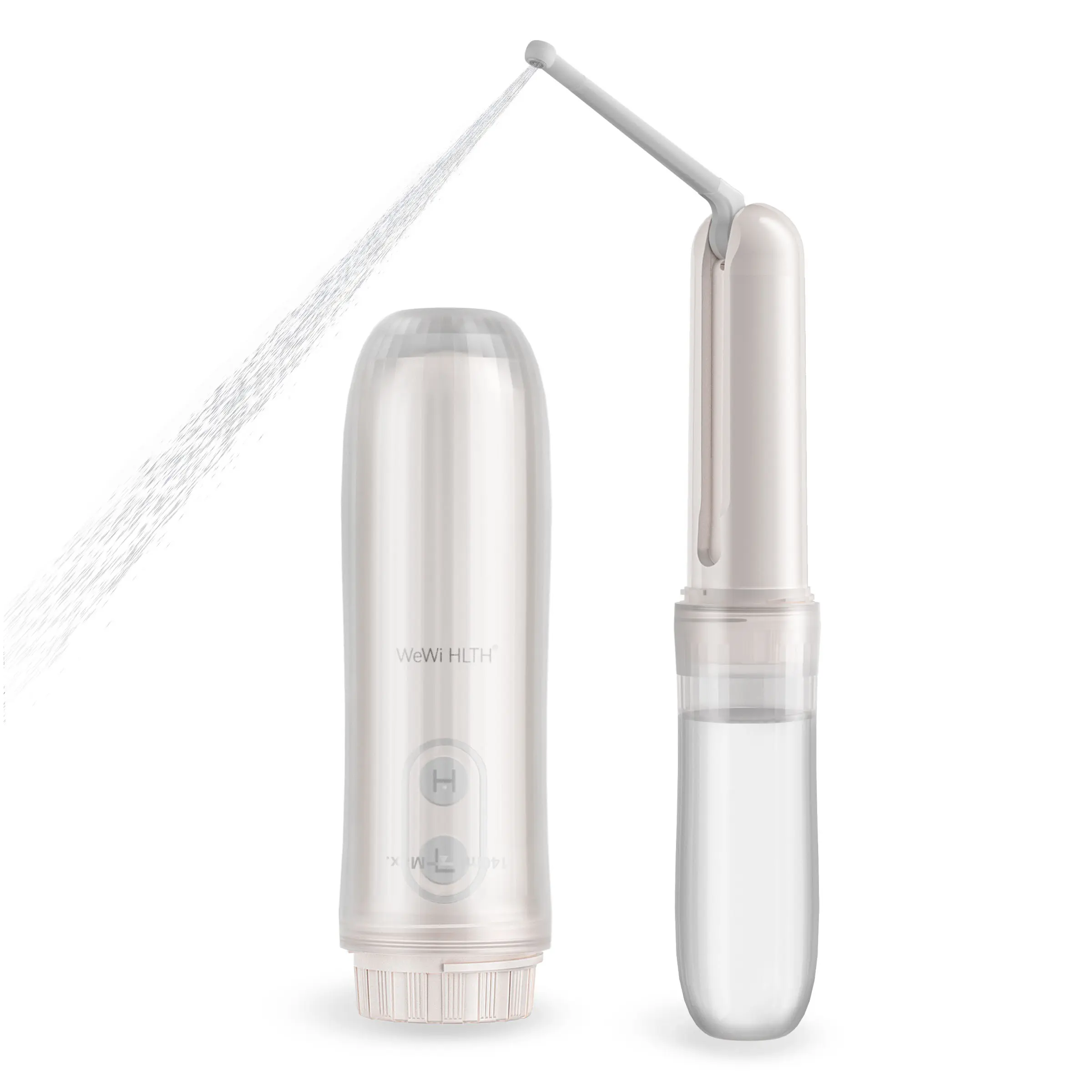 Portable Electric Bidet Sprayer - Handheld Travel Bidet with 2 Pressure Modes - Waterproof Foldable Pocket-Sized & Cordless for Bathroom Ultimate Personal Hygiene Cleaning at Home and Camping