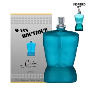 Sandora Fragrances Cologne for Men – Lavender, Mint, Cardamom, Vanilla – Spicy, Warm, Sensual, Long-Lasting Eau De Parfum Men 3.4 fl oz