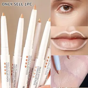 Multi-Use Concealer Pen, Concealer Stick, Makeup, Spot Cover, Evens Skin Tone, Covers Dark Circles & Blemishes, Brightens Complexion, Natural Look, Poreless, Non-Caking & Waterproof, Long Lasting Wear, Blendable Long Lasting, Fits All Skin Types