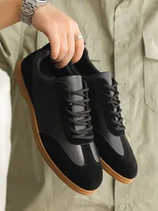 Men's Business Leather Shoes, Soft Sole Moccasin Shoes, Comfortable Casual Shoes, Men's Autumn Solid Color Sports Shoes, Walking Shoes Footwear