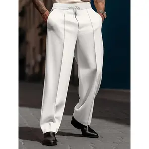 [Comfortable Men's Trousers] Comfortable Men's Trousers - Loose Casual Straight Cut Simple Daily Fashion Basic Model