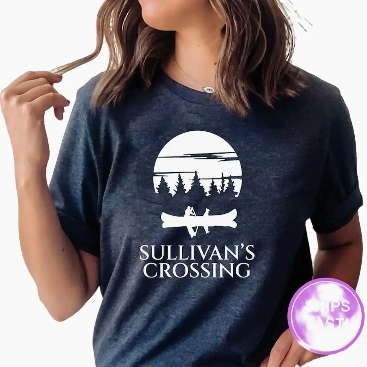 Sullivan's Crossing T-Shirt, Team Cal Sully Shirt, Camp Fun Tee, Hiking Nature Shirt, Camping Forest Sunset, Gifts For Camping Lovers