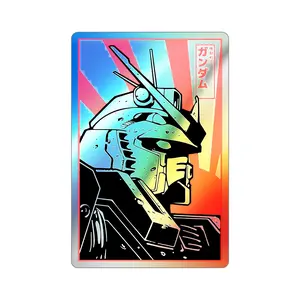 Gundam Rising Sun Holographic Sticker