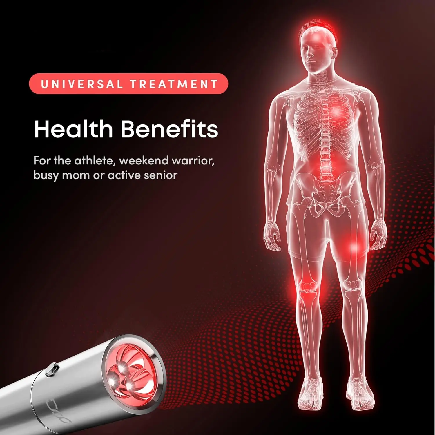 Red Light Therapy Wand for Cold & Canker Sores, Rechargeable Infrared Skincare Tool for Facial Treatment, Rechargeable Battery, Cold Sores, Pore Control, Facial Slimming & Massage Tools, Face, Firming/Lifting, Adults, Jawline, Infrared Wand, Revitalizing,