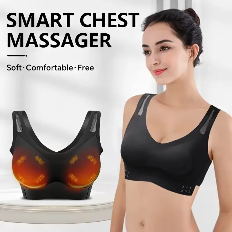 New model chest massage bra - intelligent vibration massage - heat application - household massage underwear