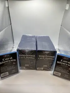 BCW 3X4 Toploaders 35pt Point for Standard Cards 200 Toploaders and Sleeves