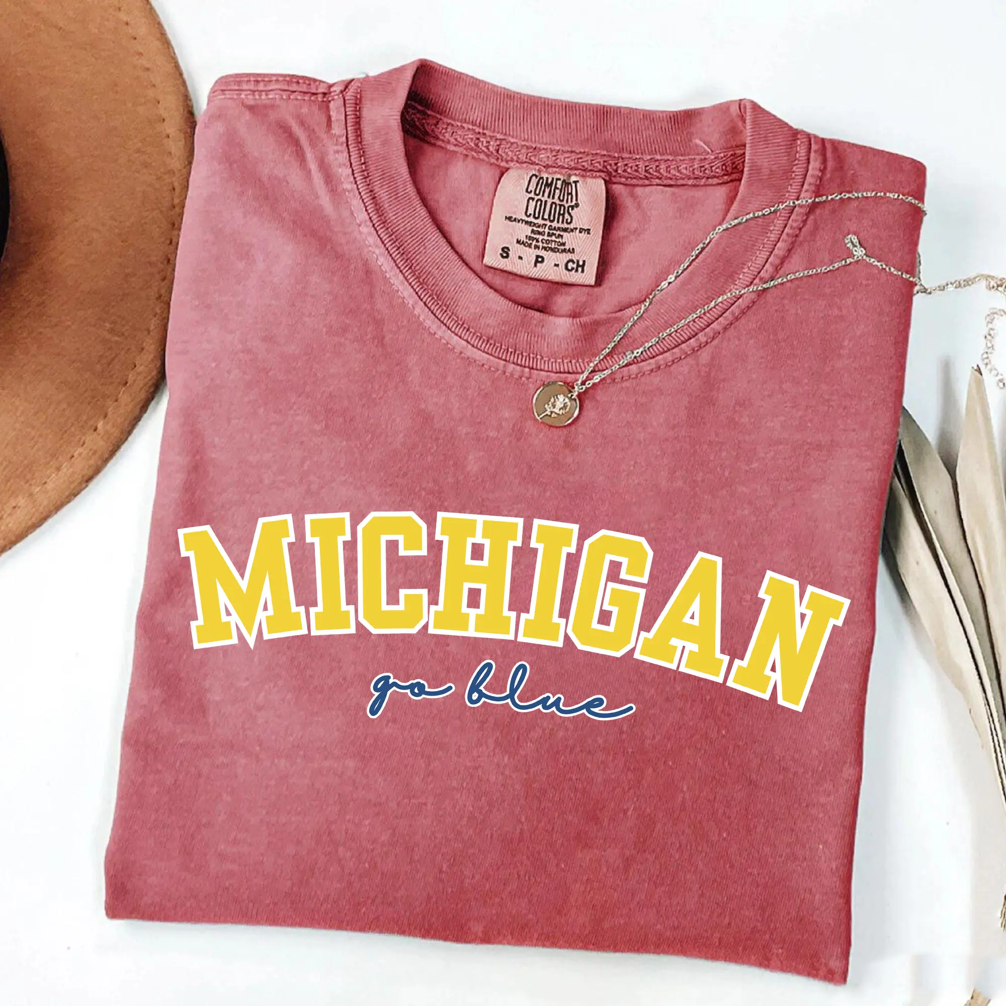 Vintage Michigan Shirt, Comfort Colors Tee, University of Michigan Tee, Go Blue Shirt