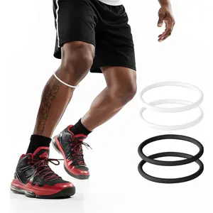 Silicone Patella Knee Band for Basketball Patella Tendon Support Knee Pain Running Tendon Brace Support Strap, Knee Compression Sleeve