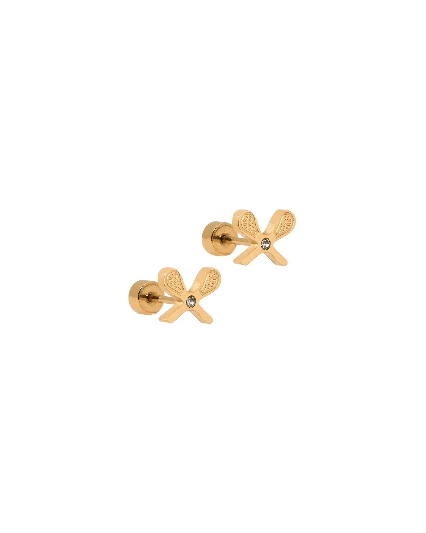 Screwback Stud Earrings - Lacrosse