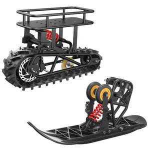 RT1 Snowmobile Replacement Parts Conversion Kit for GT73 Pro & GT54 Pro– Front Ski & Rear Track System, Heavy-Duty Suspension, Snow Riding Upgrade