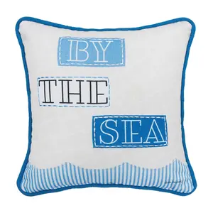 C&F Home 10" x 10" By The Sea Printed/AppliqueThrow Pillow
