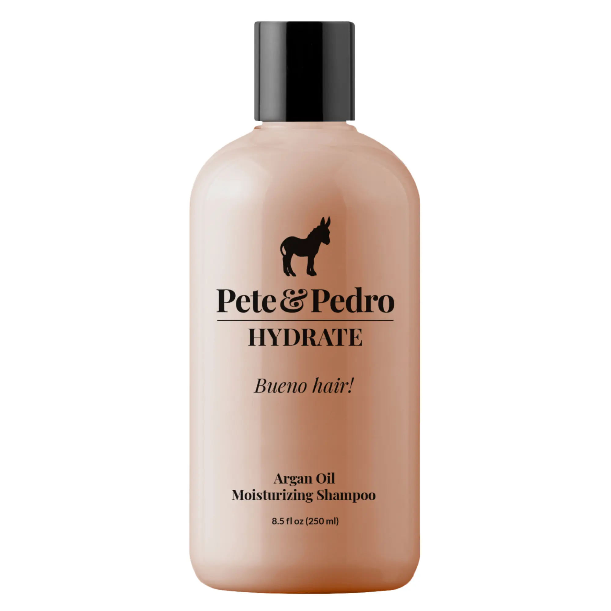 Hydrate Argan Oil Shampoo - Moisturizing Cleanser Repairs Dry, Brittle, Damaged Hair | Adds Moisture, Fullness, Strength | Removes Dirt, Sweat, & Excess Oil | Essential Antioxidants, & Vitamin E | For Men & Women, 8.5 oz.