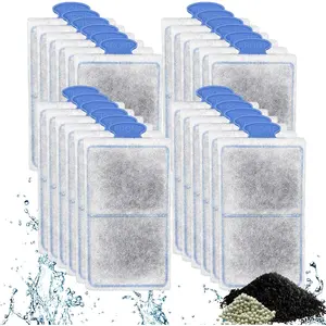24 Pack PF-S Filter Cartridges Compatible with PF10 Power Filters, Small Fish  Filters   with Zeolite