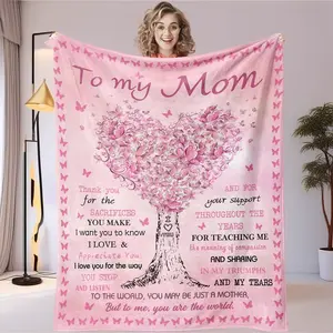 Gifts for Mom Birthday Christmas Monther’s Day,Moms Birthday Gift Ideas from Daughter Son, Valentines/Mothers Day for Moms Mother, Best Mommy Mother Ever Throw Blanket