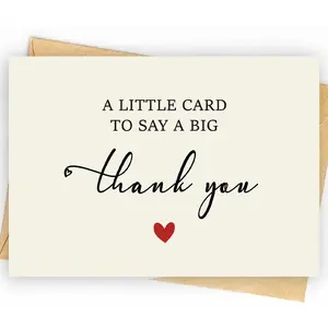 50 Pack 350GSM | Thank You Gifts | Thank You Cards with Envelopes | Small & Baby Shower & Wedding Thank You Cards | Thank You Notes & Cards for Teacher, Graduation, Business, Holiday, and Christmas