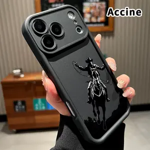 Phone Case for iPhone 17 Pro Max 16 Plus 15 14 13 12 11 Air E Cowboy's Gallant Ride Shockproof Silicone TPU Bumper Drop Protection Soft Cover
