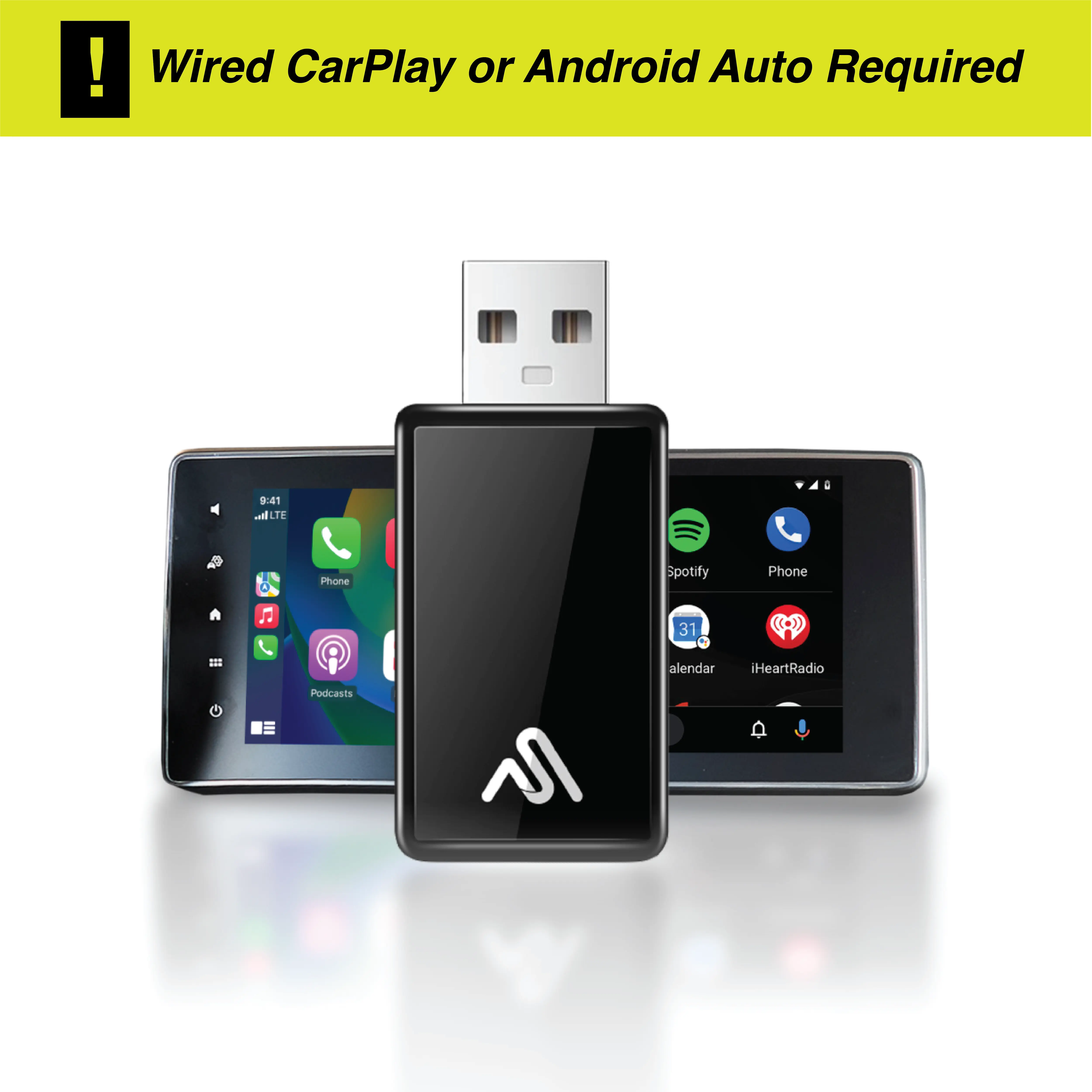 2026 Wireless CarPlay Adapter 8PRO PLUS by AUTOSKY – Convert Wired to Wireless, Plug & Play, Fast & Stable Connection, Apple & Android Auto Compatible, Compact Design