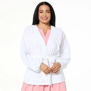 TWRHLL by Christie Brinkley Wrap Kimono Jacket