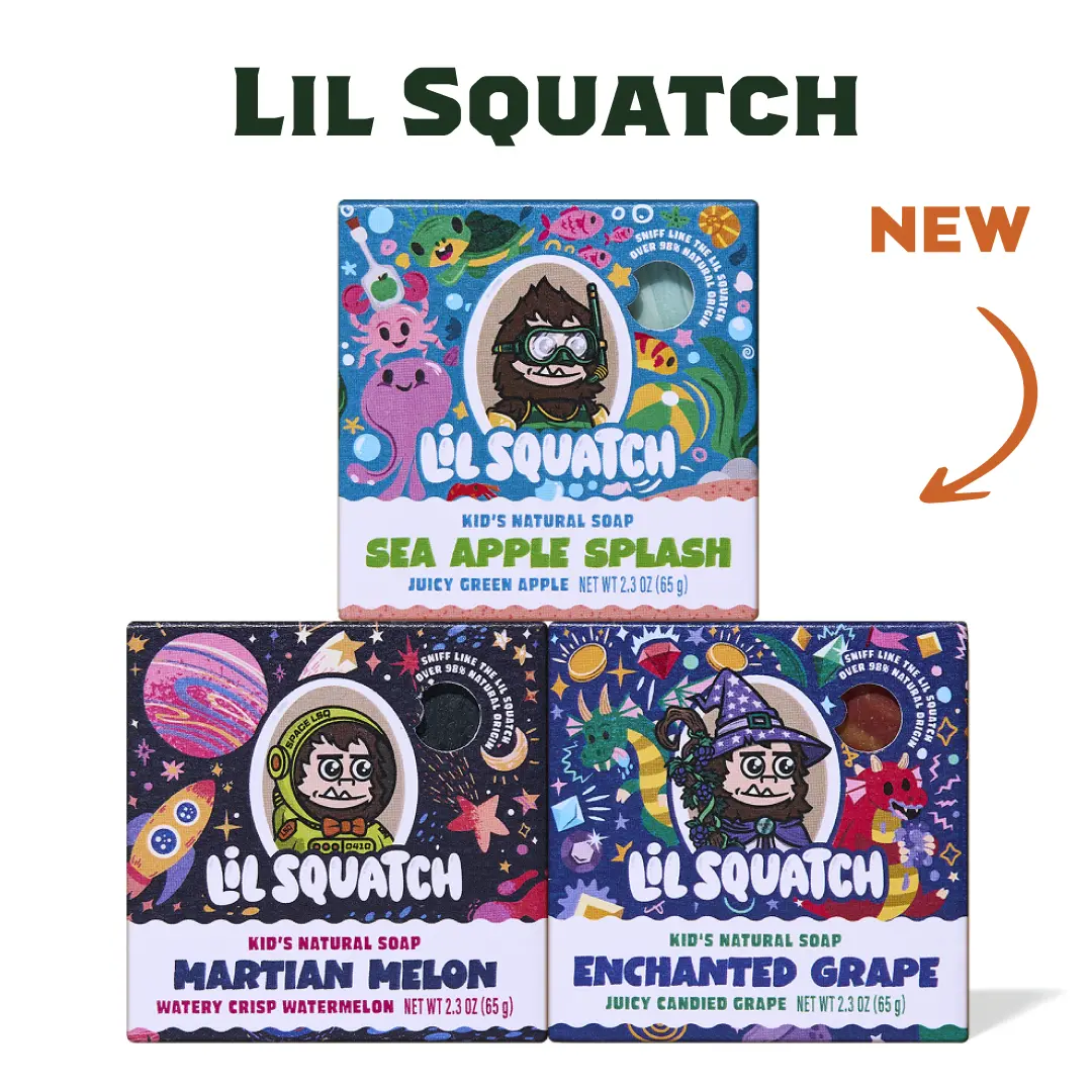 Lil Squatch Kid's Natural Bar Soap Lil Squatch Kid's Natural Bar Soap