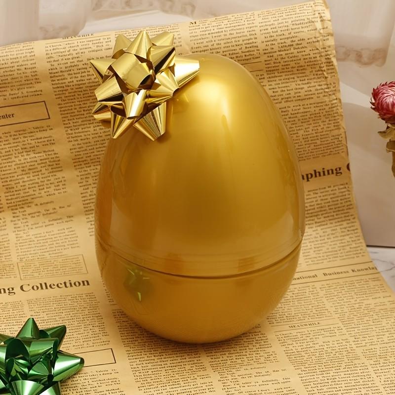 Large 12 Inch Plastic Easter Egg Party Favor, Empty Eggs for Filling Easter Gifts, Multi-Item Party Gift Pack