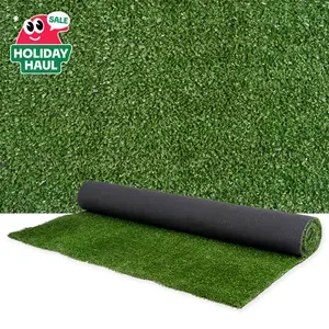 Artificial Grass Outdoor Indoor, 3 FT x 5 FT Faux Turf Lawn, 0.4" Artificial Grass Rug for Patio, Rug Synthetic Grass Mat with Drainage Holes