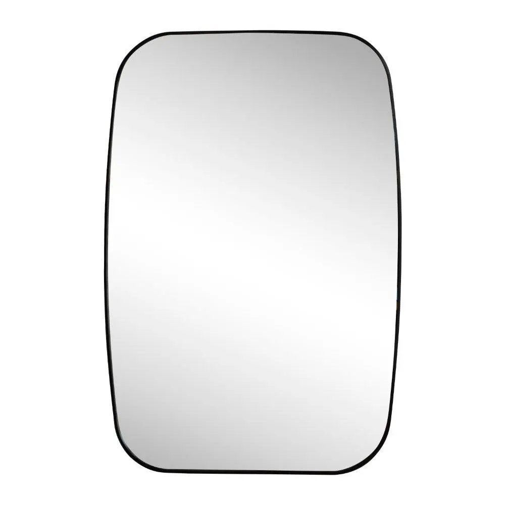 Cassian 24 in. W x 36 in. H Medium Capsule Oblong Oval Aluminum Alloy Framed Wall Mounted Mirror