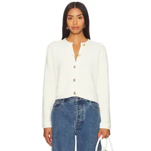 Steve Madden Fantino Cardigan in Antique White