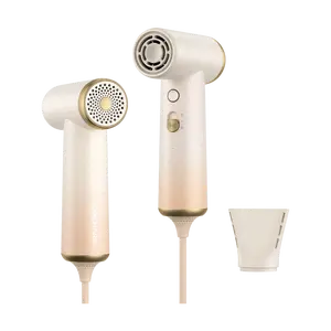 COSHARE Mini High-Speed Hair Dryer 110,000 RPM - Travel-Friendly Compact Design -   Khaki HP10U