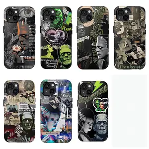 Bride of Frankenstein Phone Case, Classic Horror Movie Art, Universal Monsters, Retro Gothic Aesthetic, Phone Case Suitable for Suitable for iPhone 17/16/15/14/13/12/11 Pro Max/Plusand Samsung Galaxy S23-25, shock-absorbing, anti-drop protective case,