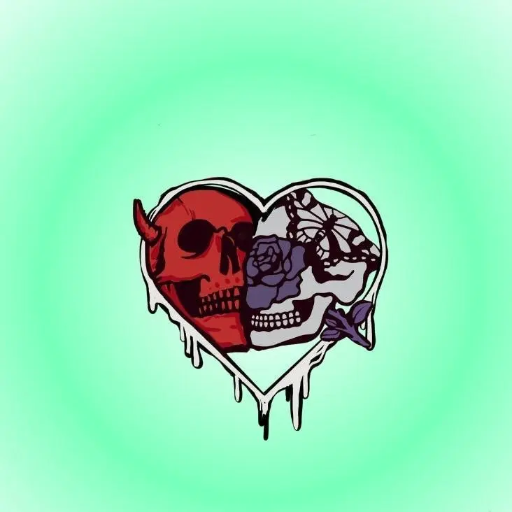 "Till Death Do Us Part" Inky Inky Glow in the Dark Halloween Tattoo