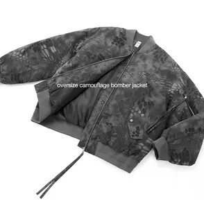 Inflation Men's Fashion Camouflage Stand Collar Cotton Jacket Winter New American Street Style Snake Scale Windproof Warm Coat 5457W25 Menswear Tops Casual Long Sleeve Valentine's Day