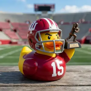 New Rugby Championship Resin Duck Figurine, Resin Decorative Ornament, Home Decoration Small Statue, Perfect Gift for Sports Fans