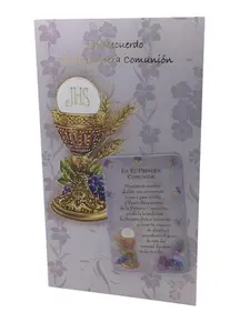 Tarjeta: En Recuerdo Tu Primera Comunión