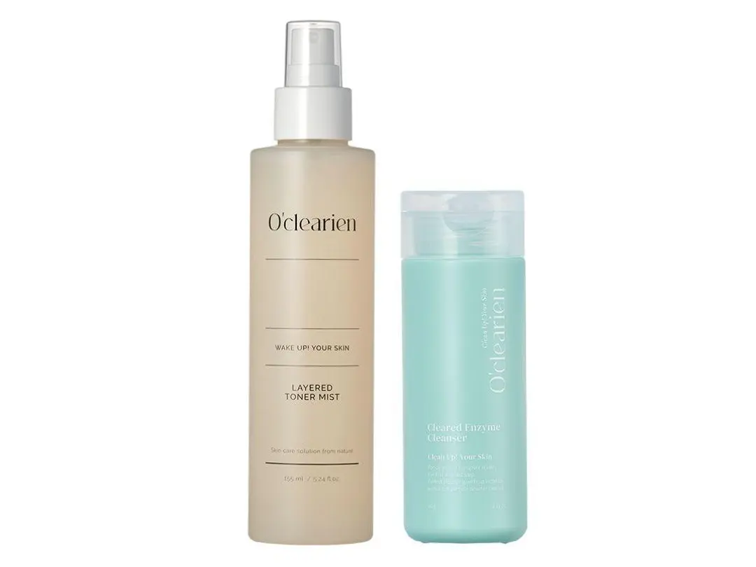[OCLEARIEN] Cleared Enzyme Cleanser + Layered Toner Mist Set