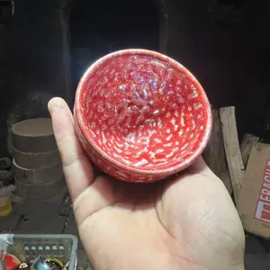 18Handmade porcelain Jianzhan cup, teacup, drinking cup,kiln masterpiece LINHUAZHON