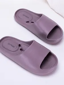Breathable Summer Home Slippers, Soft Sole Non-Slip Wear-Resistant Daily Indoor Shoes, Simple Solid Color Casual Footwear