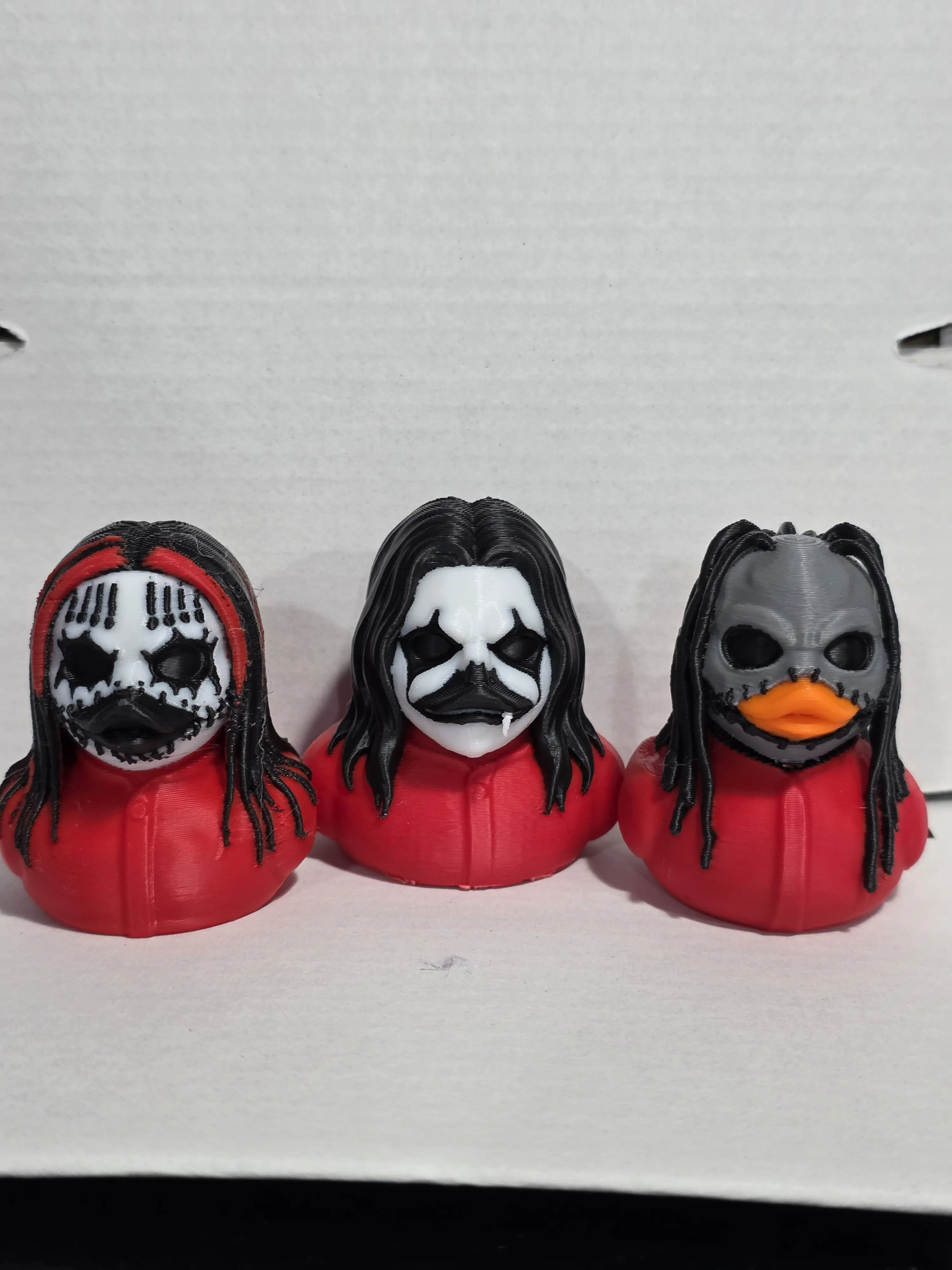 Slipknot Duck Collectable, 3D Printed Duck Fantasy Inspired Keychain-Shaped Fashion Accessory, #8, #1, Joey Jordison, Corey Taylor, Fan Art, Character Acrylic Keychains