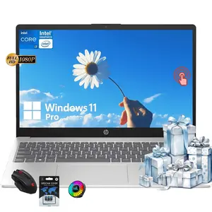 HP 2026 15.6 Touch-Screen FHD inch Laptop PC,Windows 11 Pro,Bluetooth 5.3,Intel Core i7-1355U, 32GB RAM, 512GB SSD,Backlit Keyboard, Wi-Fi 6,Silver,Bundle Accessory