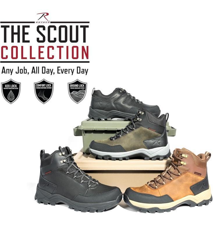 Rothco Scout 4 inch And 6 Inch All Terrain Hybrid Tactical Boots - Waterproof, TAA Compliant, Comfort Lock Fatigue Defense, Nylon Shank, Non-Slip Outsole Boot Fashion Walking Shoes Footwear Leather Closed Worker Rothco Scout 4 inch And 6 Inch All Terrain Hybrid Tactical Boots - Waterproof, TAA Compliant, Comfort Lock Fatigue Defense, Nylon Shank, Non-Slip Outsole Boot Fashion Walking Shoes Footwear Leather Closed Worker