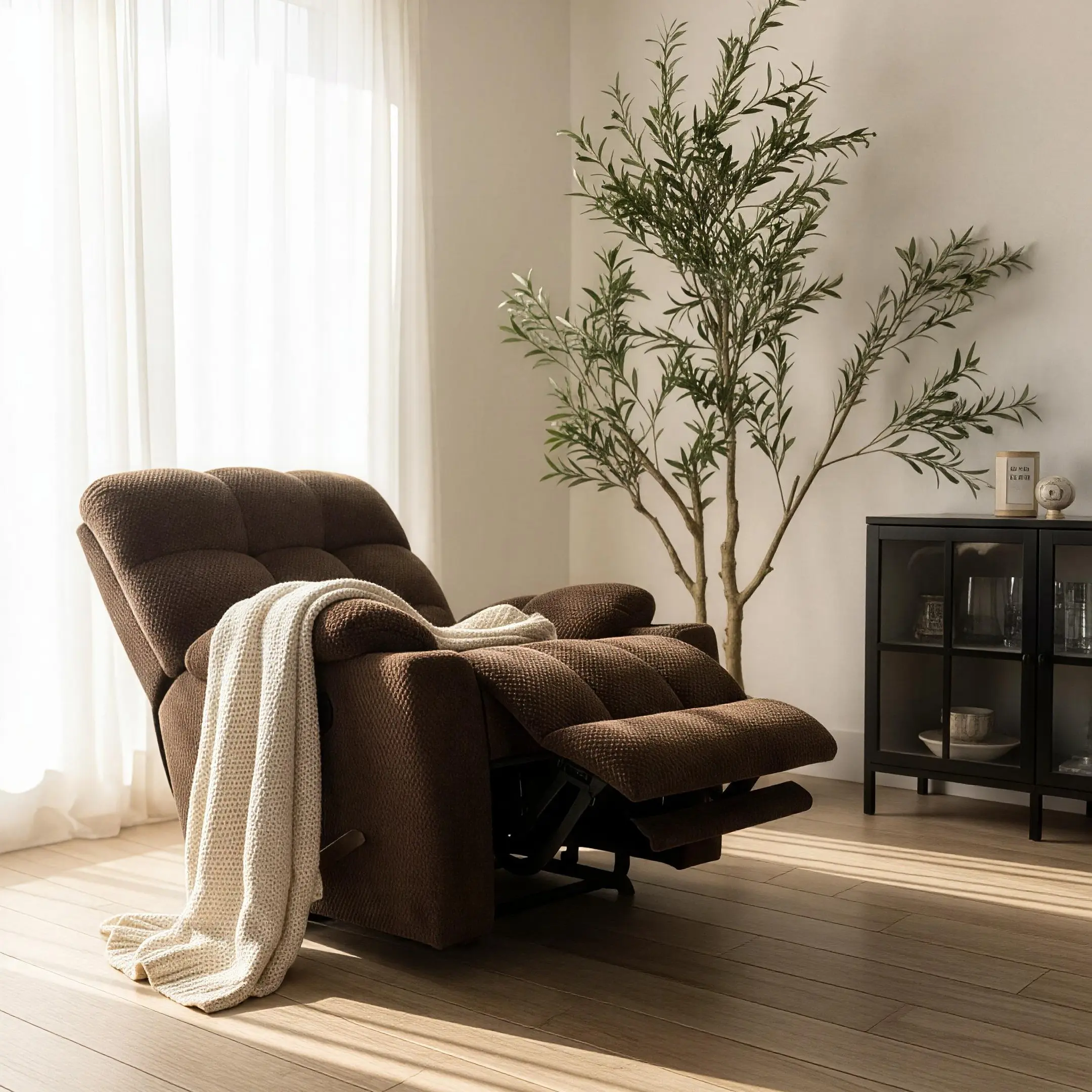 [Father's Day Gift] COLAMY SERENE Recliner Massage Chair Dual Motor Power Lift with 8-Point Vibration Massage & Dual-Zone Heating OEKO-TEX Certified Fabric for Comfort and Durability